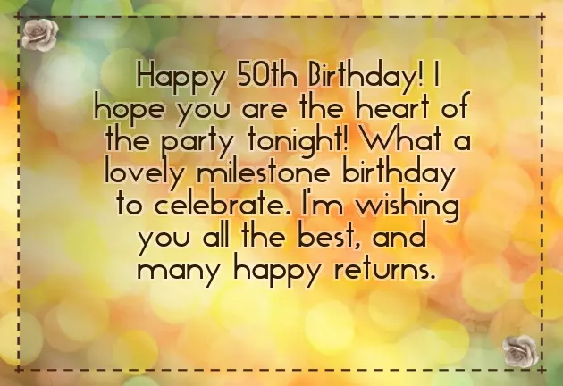 50Th Birthday Wishes For A Man 50Th Birthday Wishes For A Man