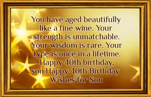 Happy 40Th Son Happy 40Th Son