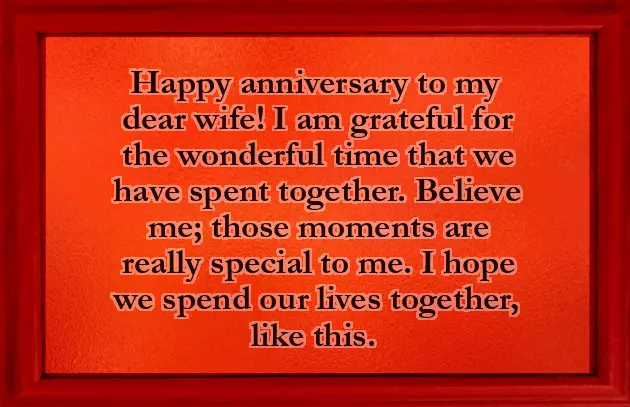 Happy Anniversary Wishes For My Wife