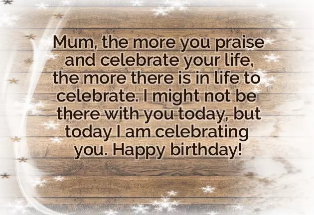 Birthday Quotation For Mummy