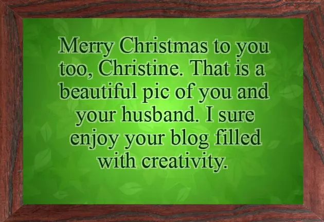 From My Home To Yours Merry Christmas