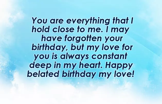 Belated Birthday Wishes Belated Birthday Wishes