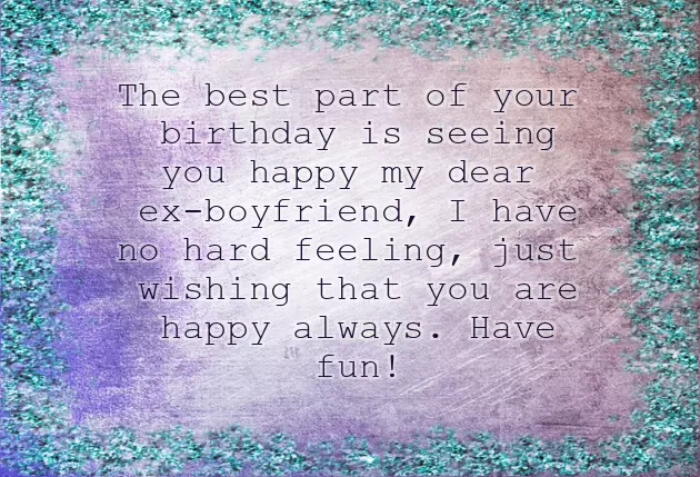 Ex Boyfriend Happy Birthday Wish Ex Boyfriend Happy Birthday Wish