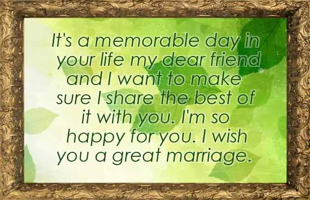 Advance Wedding Wishes For Brother