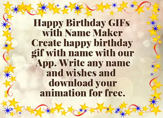 Happy Birthday With Name