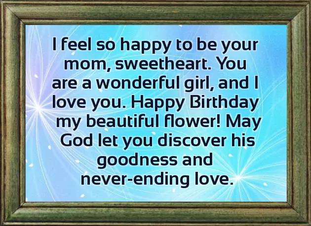 Happy Birthday To Little Girl Wishes