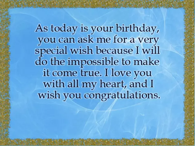 Happy Birthday Letter For Her