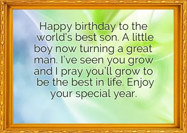 Wishes Of Birthday For Son Wishes Of Birthday For Son