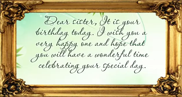 Birthday Best Wishes To Sister Birthday Best Wishes To Sister