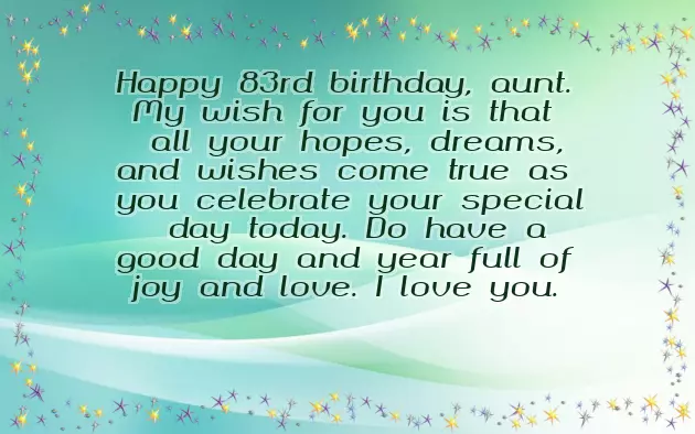 Happy Birthday 83 Year Old Happy Birthday 83 Year Old