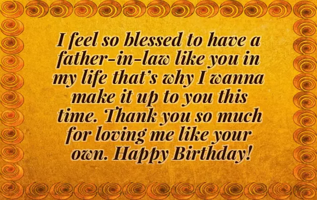 Birthday Wishes To Son In Law From Father In Law