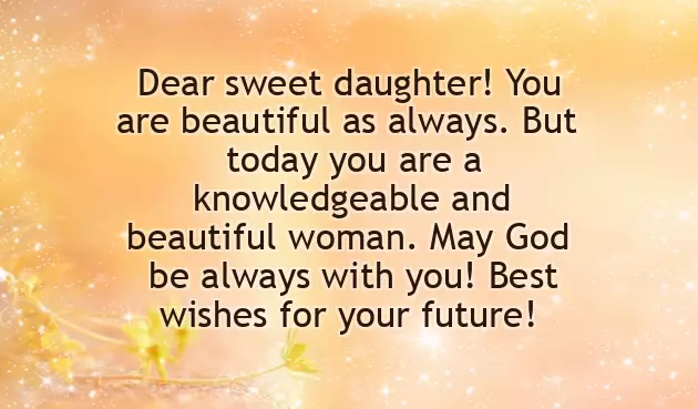 High School Graduation Wishes For Daughter