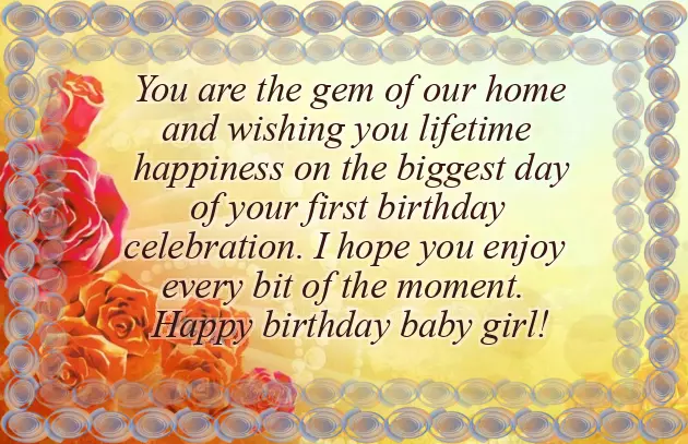 1St Birthday Wishes For Baby Girl From Mother 1St Birthday Wishes For Baby Girl From Mother