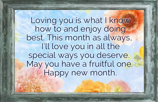 New Month Message To A Lover New Month Message To A Lover