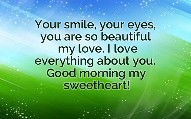 Good Morning Wishes For Sweetheart