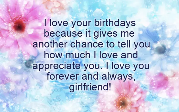 Birthday Greetings For Girlfriend Birthday Greetings For Girlfriend