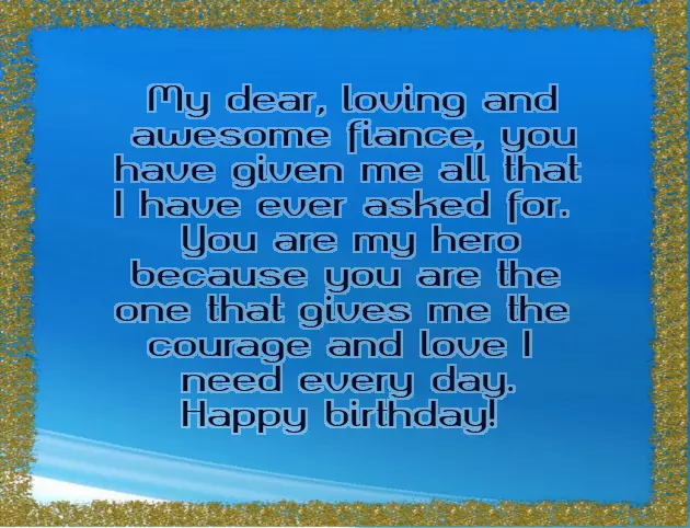 Happy Birthday Letter To My Fiance Happy Birthday Letter To My Fiance