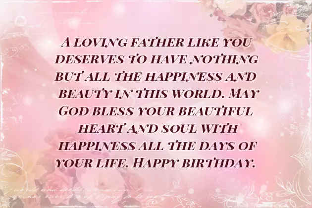 Birthday Blessing For Father Birthday Blessing For Father
