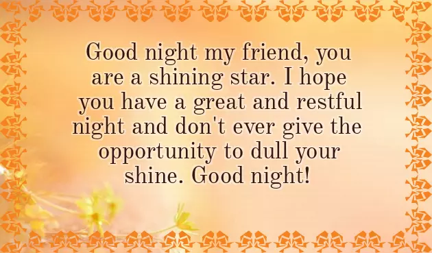 Good Night Thought In English Good Night Thought In English