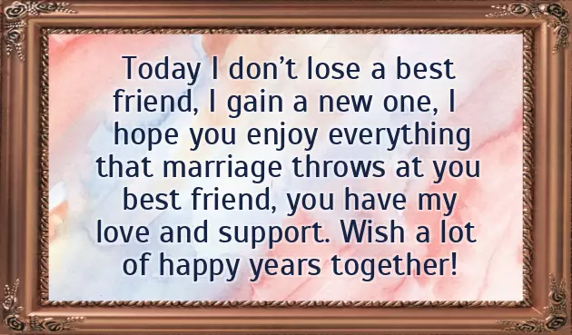 Best Friend Wedding Quotes