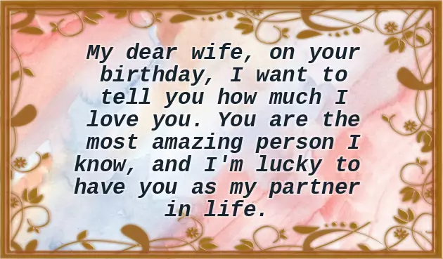 Birthday Wishes By Wife Birthday Wishes By Wife