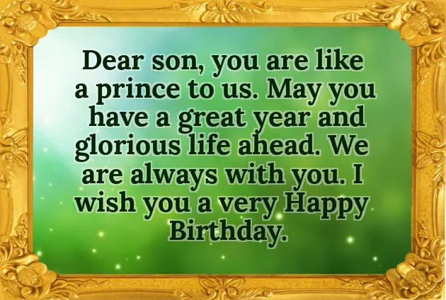 Special Birthday Wishes For Son