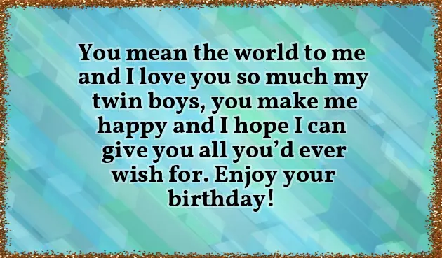 Birthday Wishes On Son