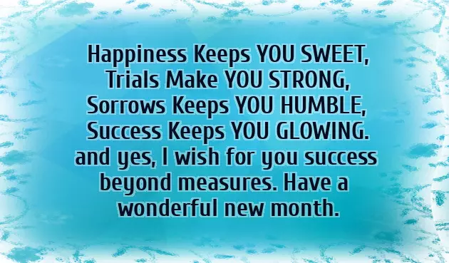 New Month Message For Your Love New Month Message For Your Love