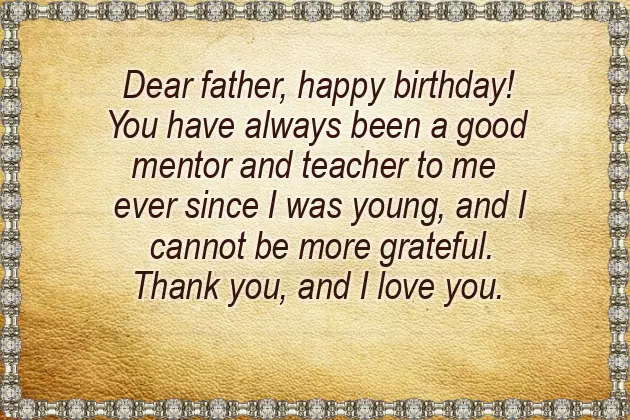 Happy Birthday Father Quotes