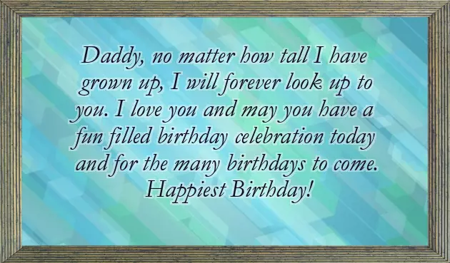Dad Birthday Wishes Quotes
