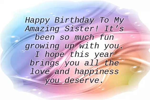 Best Wishes For Big Sister Birthday Best Wishes For Big Sister Birthday