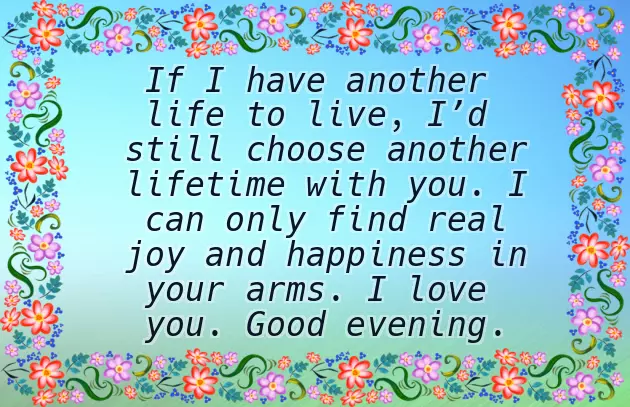 Good Evening Dear Good Evening Dear