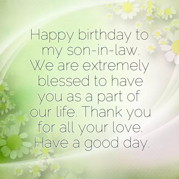 Mother In Law Birthday Wishes From Son In Law