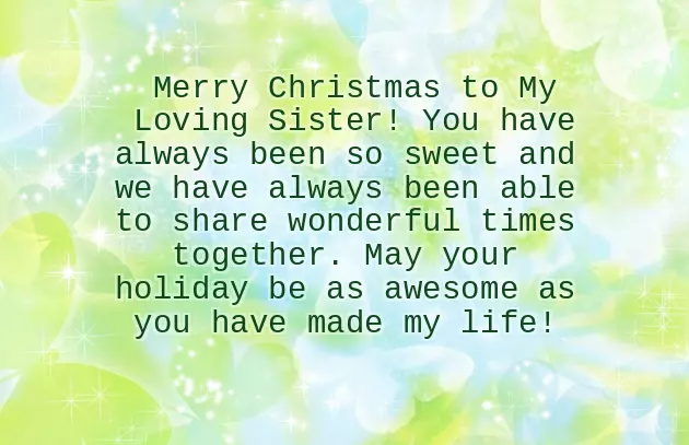 Merry Christmas Sister Quotes Merry Christmas Sister Quotes