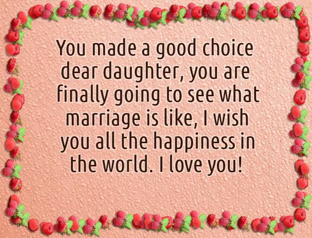 Congratulations Wishes For Daughter Marriage Congratulations Wishes For Daughter Marriage