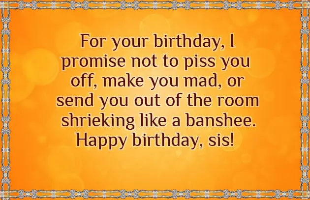 Some Lines For Sister On Her Birthday Some Lines For Sister On Her Birthday