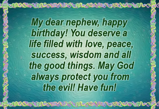Birthday Wishes For Your Nephew Birthday Wishes For Your Nephew