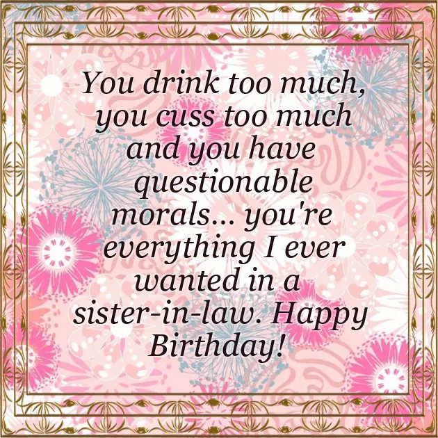 Happy Birthday Sister In Law Gif