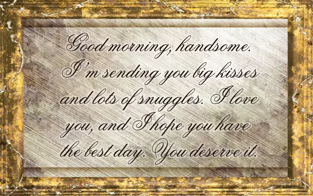 Sweet Good Morning Message To My Husband