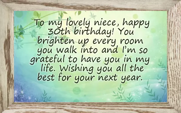 Happy 30Th Birthday Niece Quotes Happy 30Th Birthday Niece Quotes