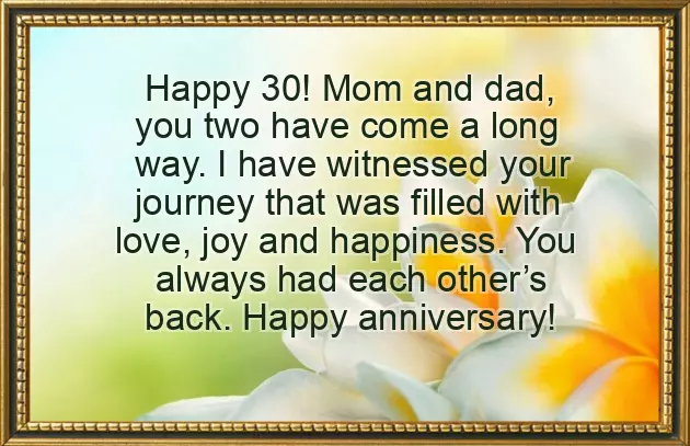 Marriage Anniversary Wishes To Mom And Dad
