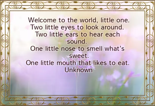 Happy Baby Born Greeting Happy Baby Born Greeting