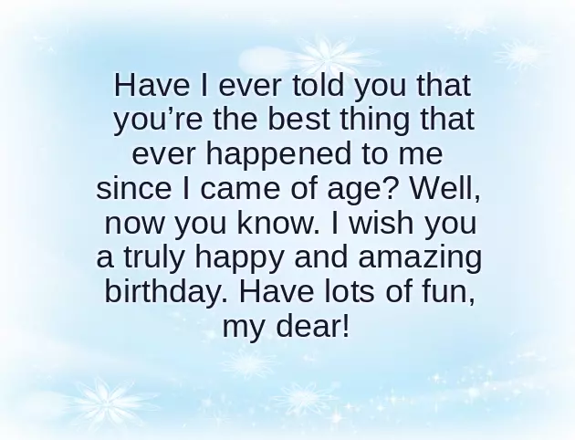 Happy Birthday To My Sweet Boy