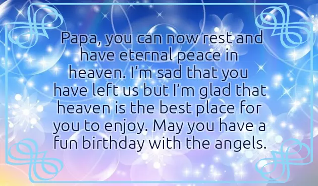 Late Papa Birthday Wishes