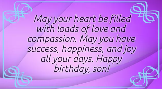 Birthday Wishes To Eldest Son