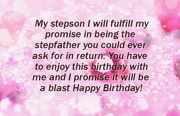 Happy Birthday To My Bonus Son