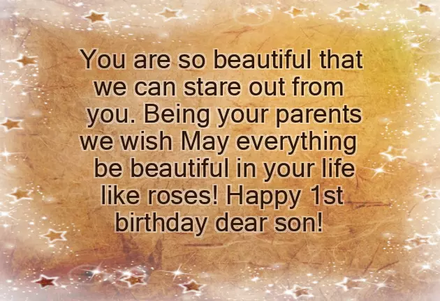 Happy Birthday Son 1 Year Old Happy Birthday Son 1 Year Old