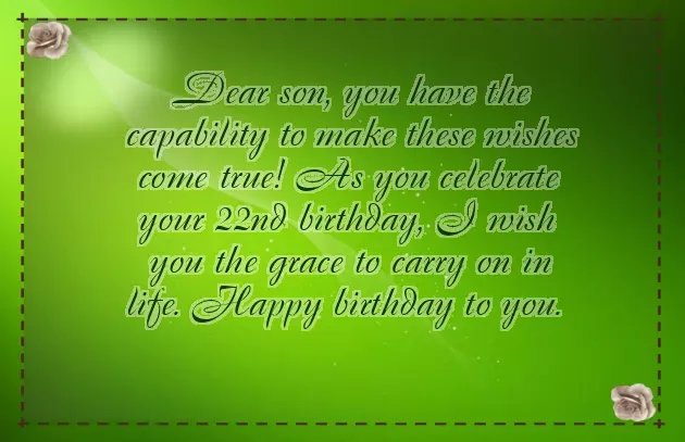 Happy 22Nd Birthday To My Son Happy 22Nd Birthday To My Son