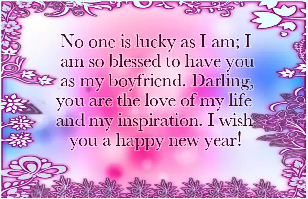 Happy New Year Wishes For Fiance