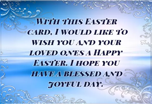 Easter Message To Parents